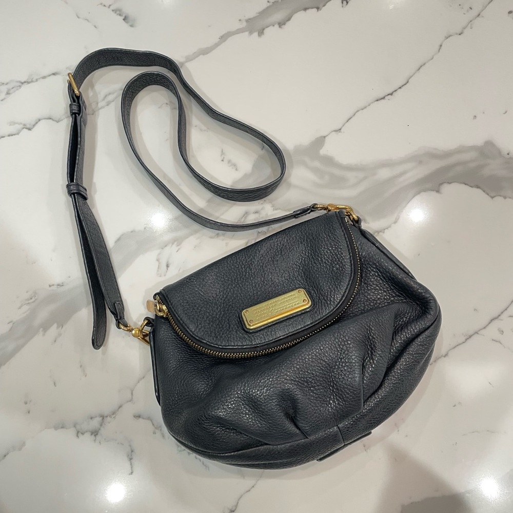 Marc by Marc Jacobs Black Leather Natasha Crossbody bag